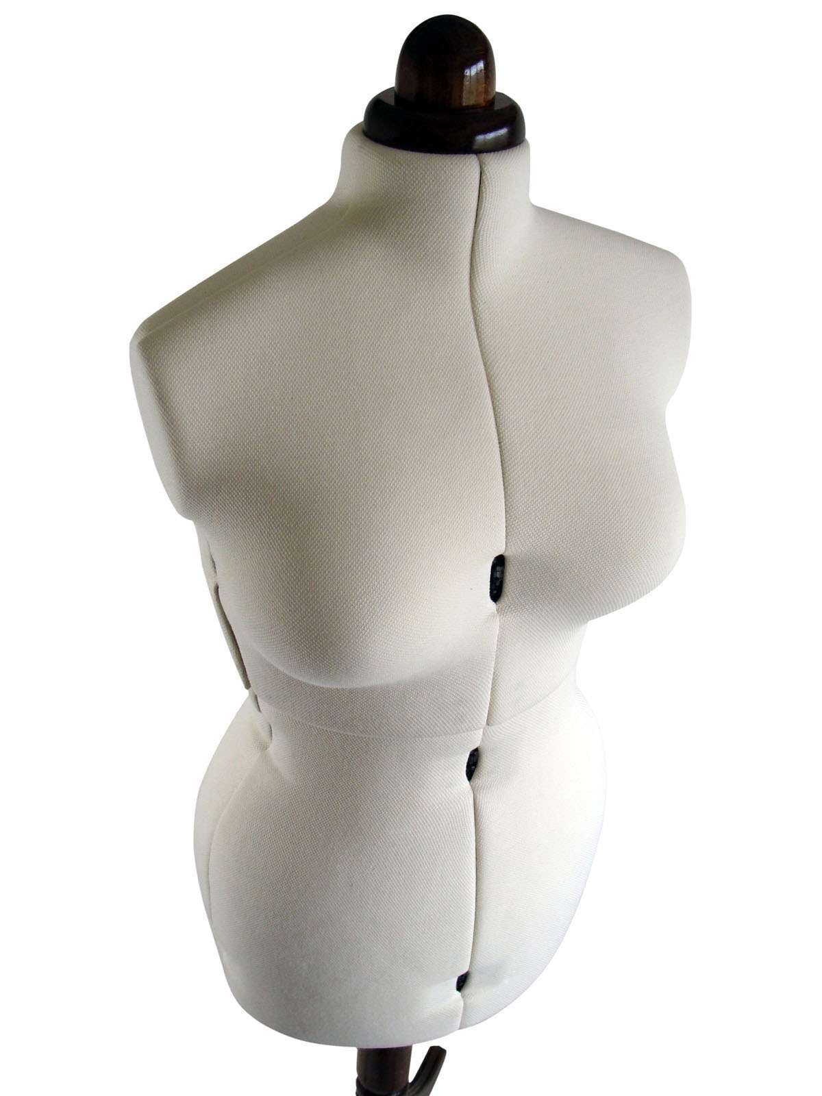 adjustoform lady valet mannequin size 16 22 in natural adjustable dress form medium large