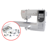Janome DC6050 Sewing Machine + 15-Piece Presser Feet Set
