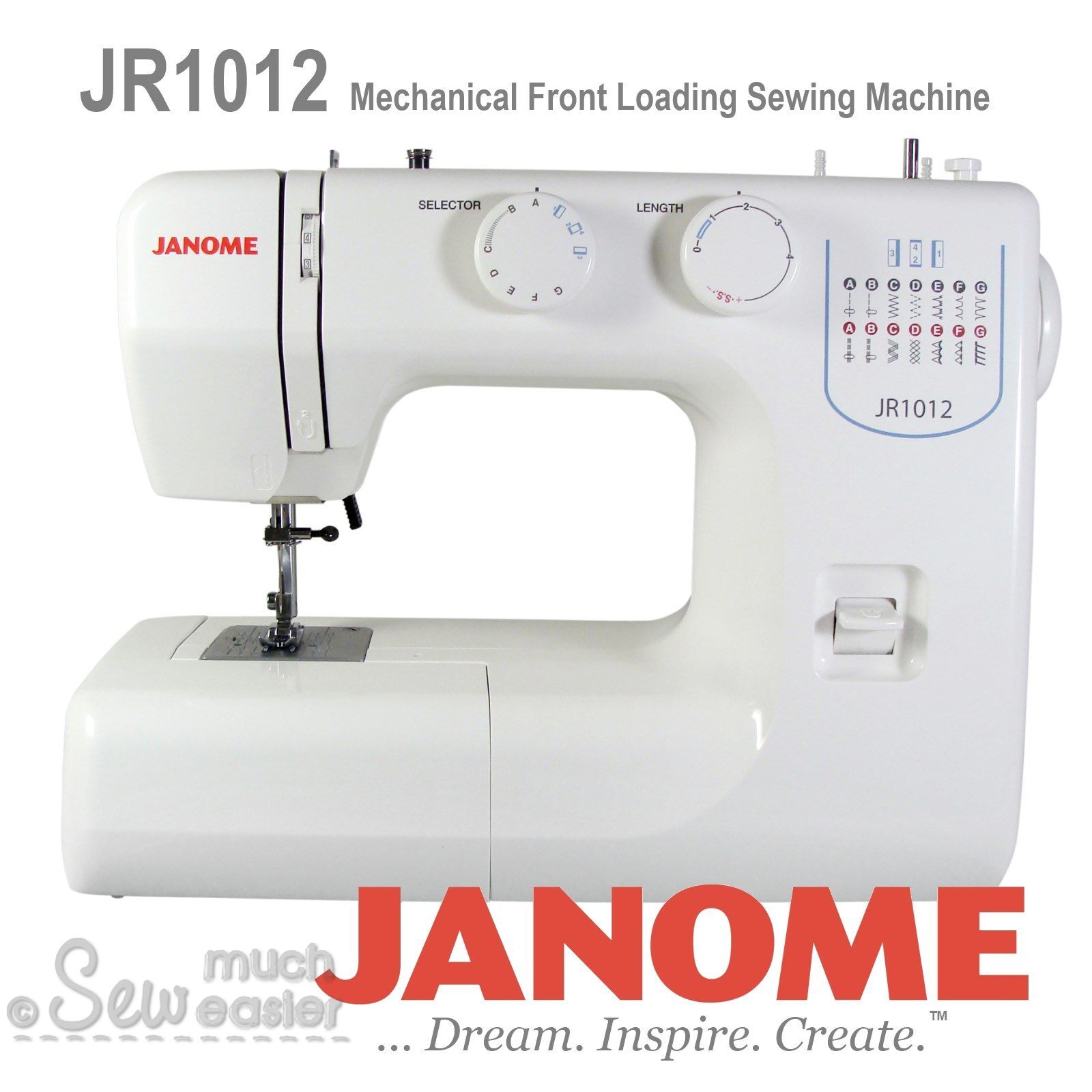 ... Array - janome jr1012 basic mechanical sewing machine for beginners rh sewmucheasier ...