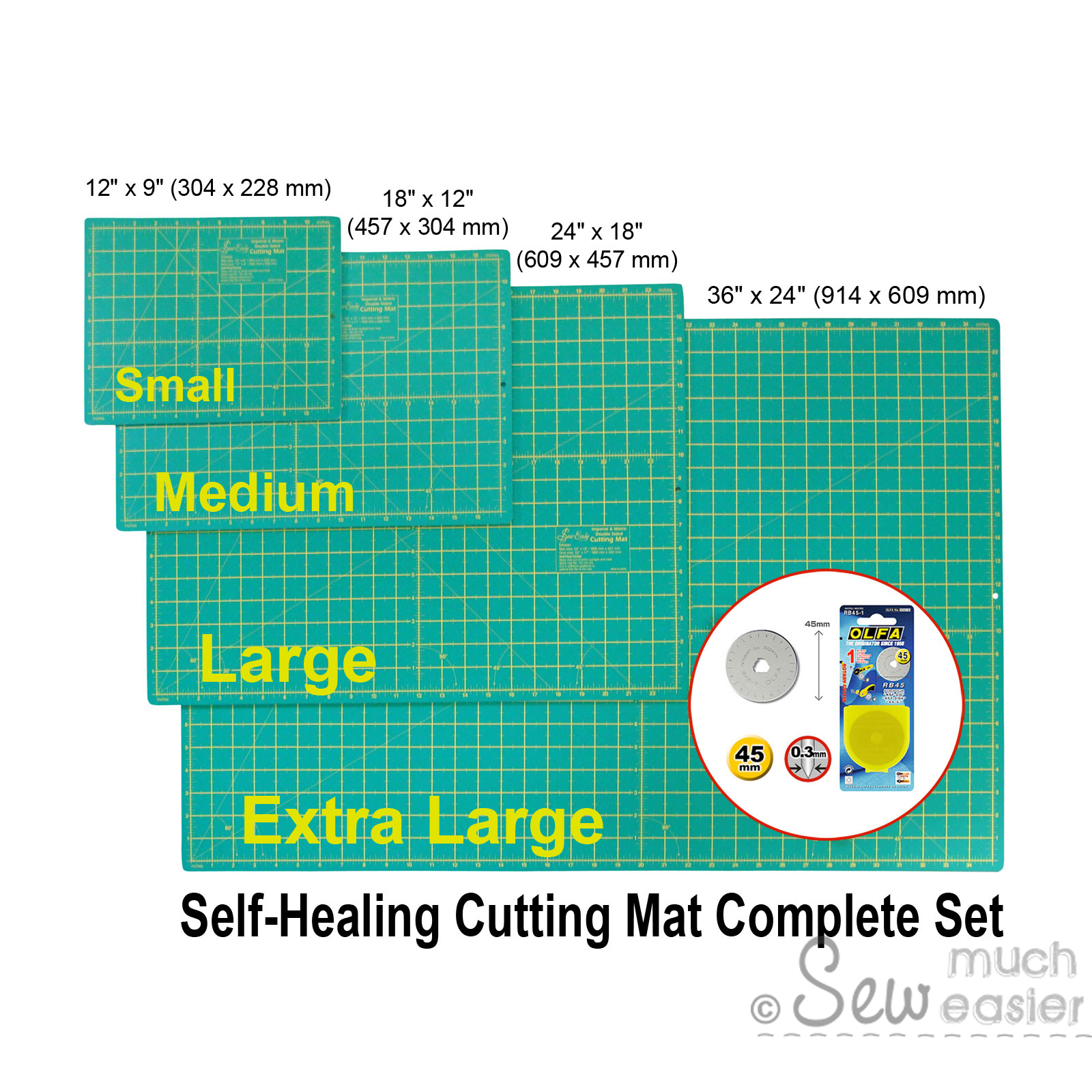 Plotting pads & cutting mats - CUT MAT small cutting matt, 45 x