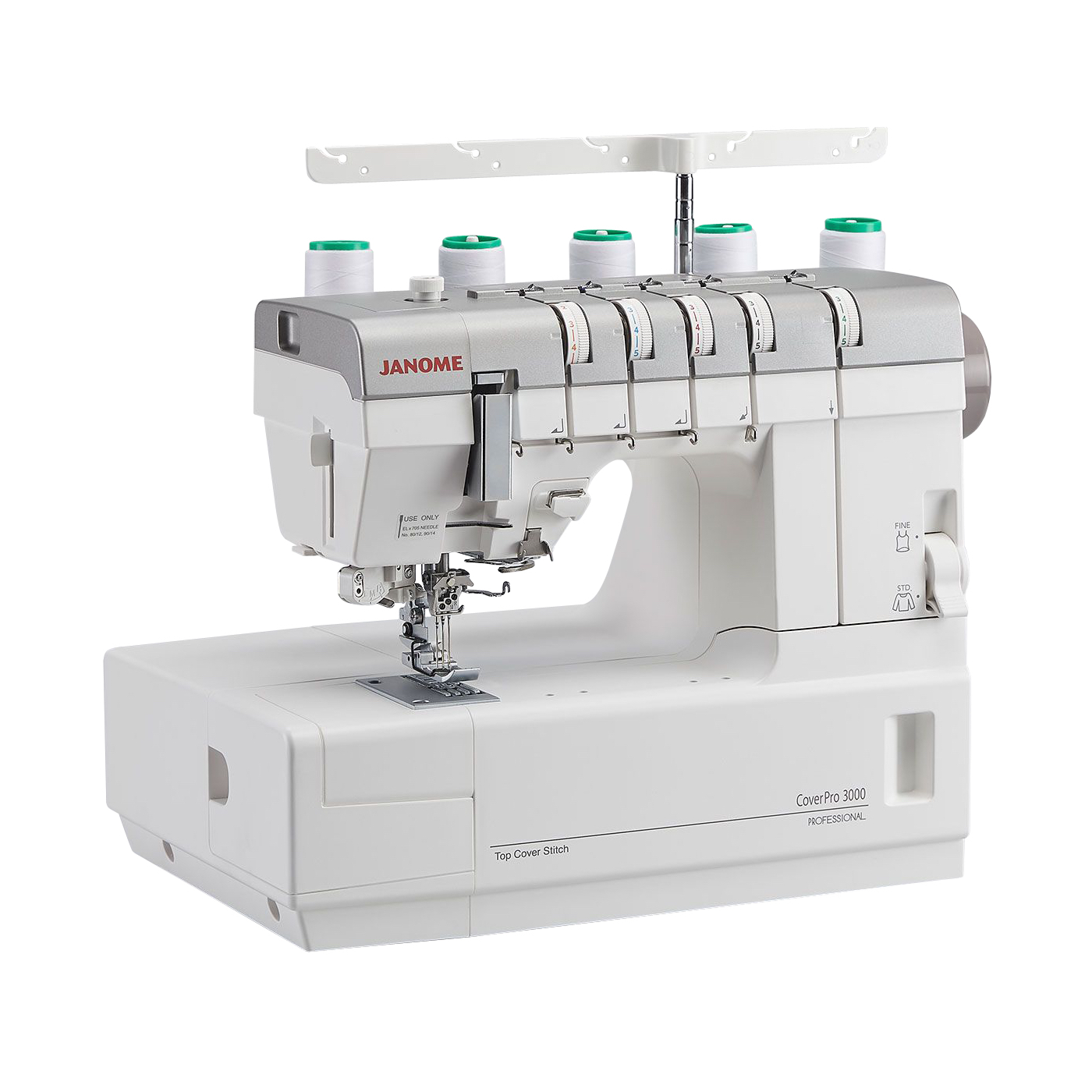 Janome CoverPro 3000P Coverstitch Machine - Heavy Duty Hemmer