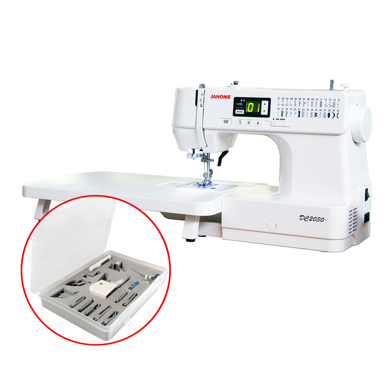 JANOME SEWING MACHINE FOOT CONTROL WHITE METAL Electronic Pedal 100% GENUINE 