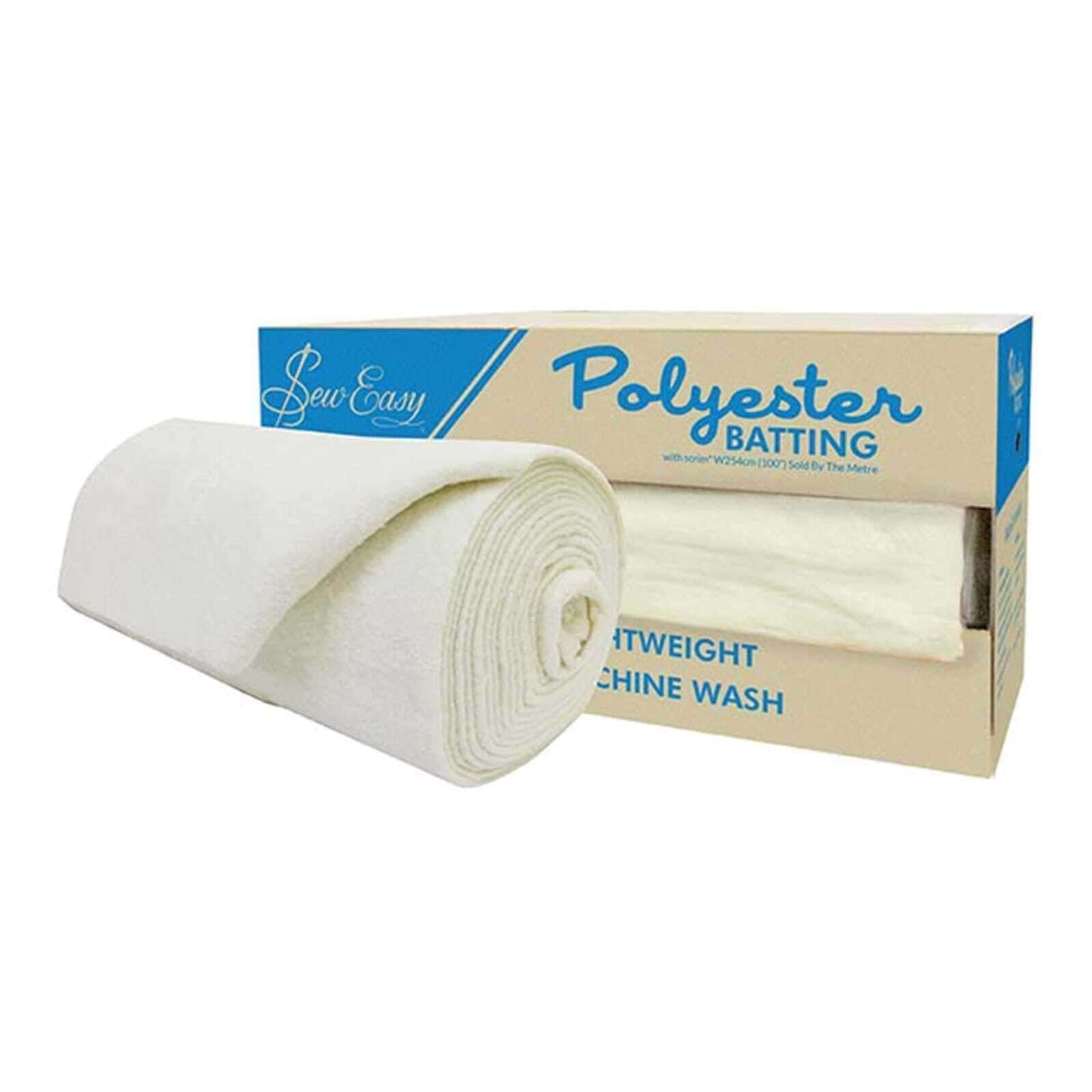 Polyester Wadding x 15m roll Sew Easy Quilt Batting