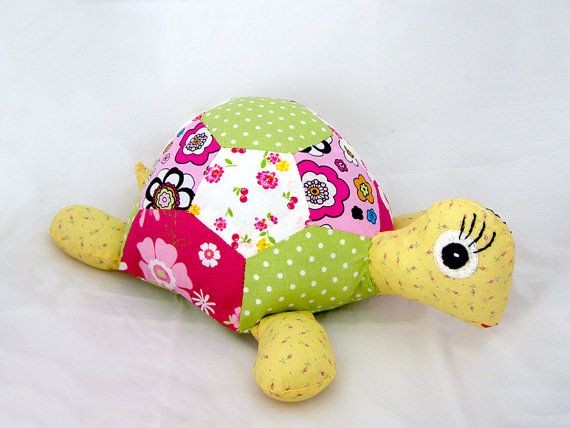 My patchwork hexie turtle!