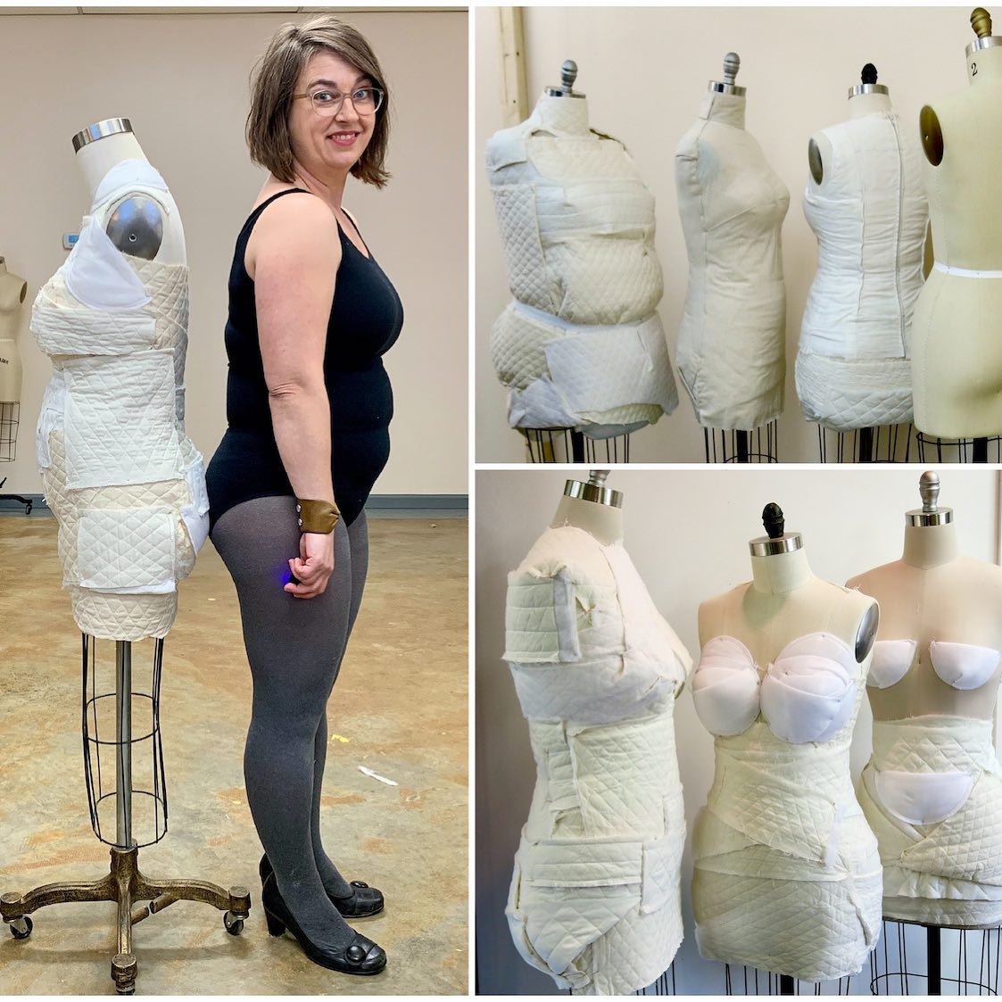 Padding Fitting System for soft tailor’s dress forms