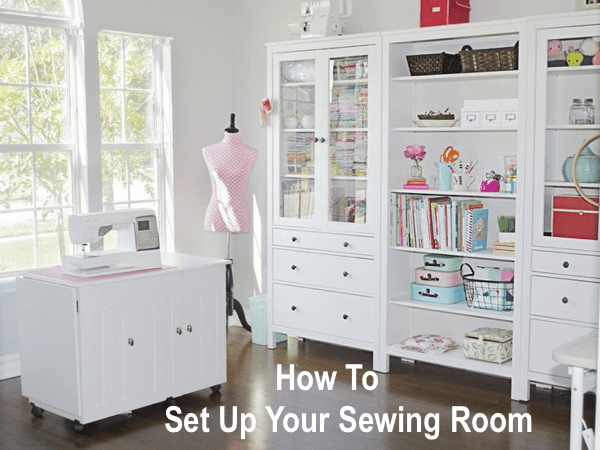 Furniture for sewing rooms