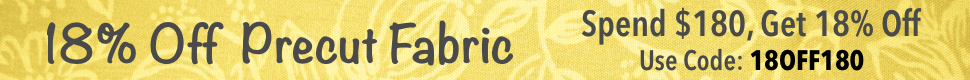 18% Off Fabric - Spend & Save