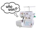 The Lucky Winner of the Janome Overlocker is...