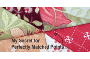 Tips for Perfectly Matched Points in Patchwork Piecing