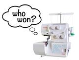 Our Winner of the Janome Overlocker is...