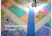 How to Quilt Straight Line without a Guide